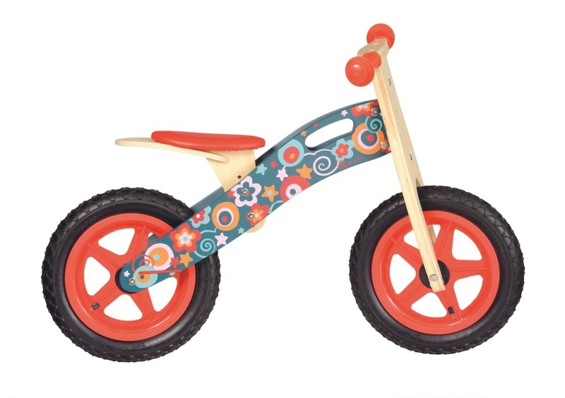 elc wooden balance bike