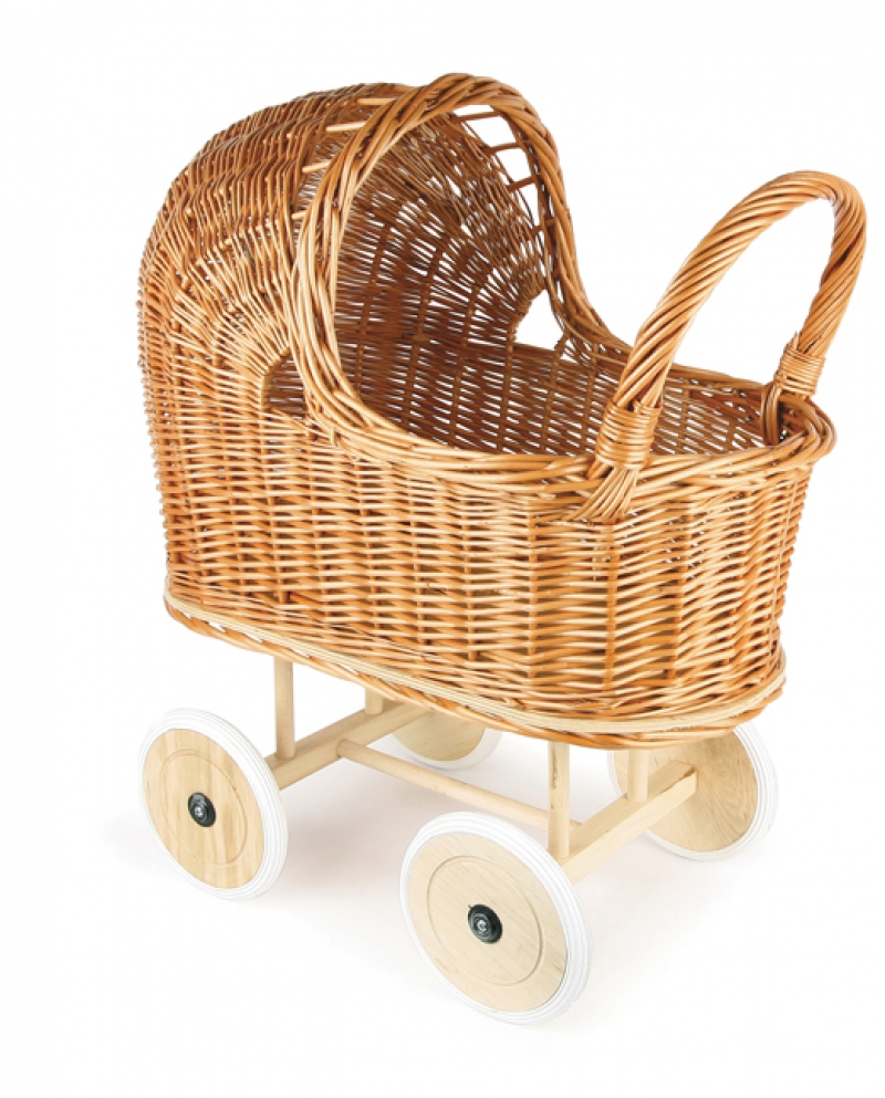 wicker pram toy