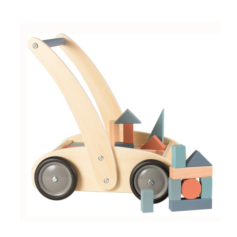 New Classic Toys Chariot de marche enfant bois