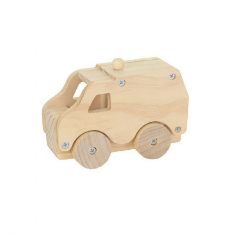 DIY WOODEN AMBULANCE Products Egmont Toys